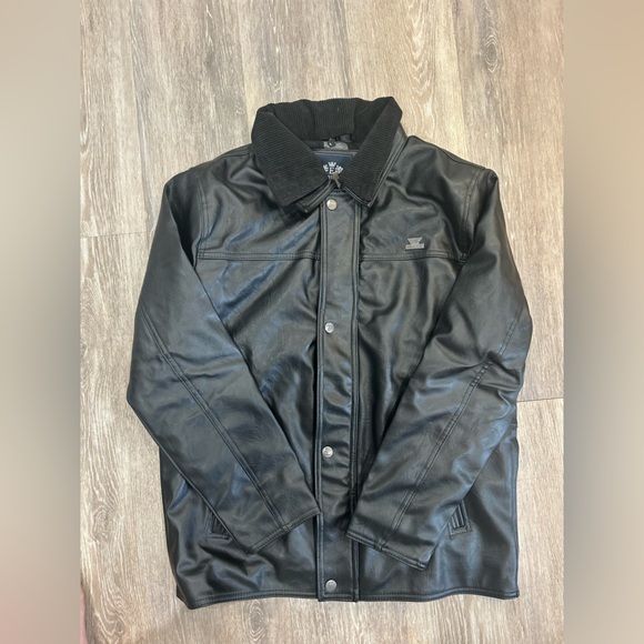 Emporio & Company Men’s Leather Jacket Xl - Picture 4 of 14